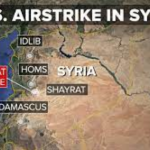 U.S. Military Launched Airstrikes against Syria