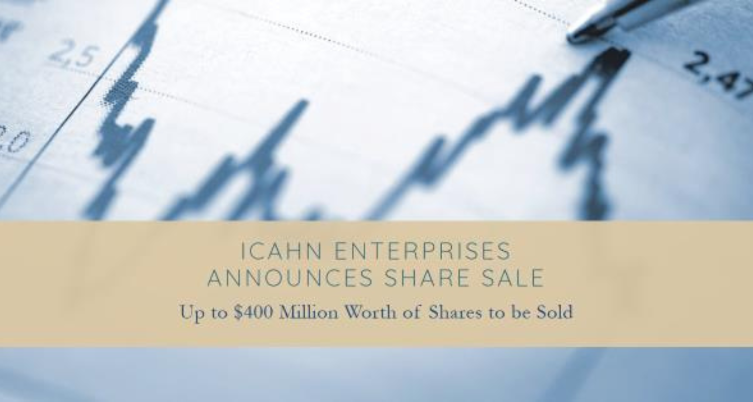 Icahn Enterprises Plans to Sell Up to $400 Million in Shares Amid Losses